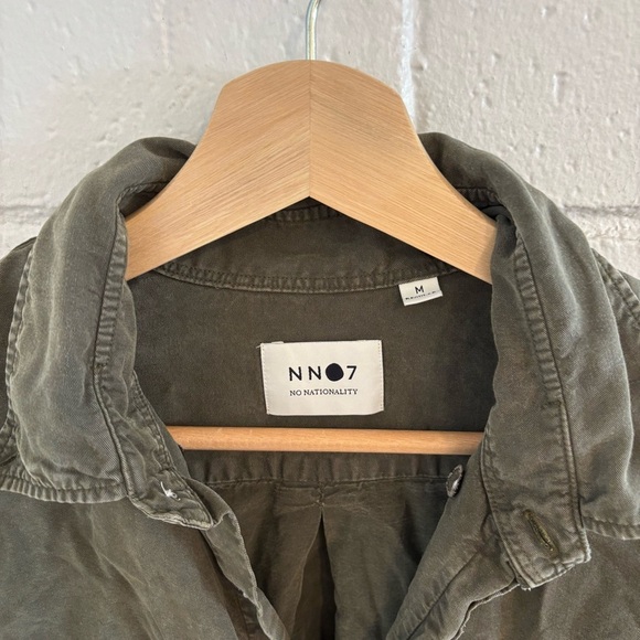 NN07 Levon Tencel Shirt Dark Army - Picture 3 of 8